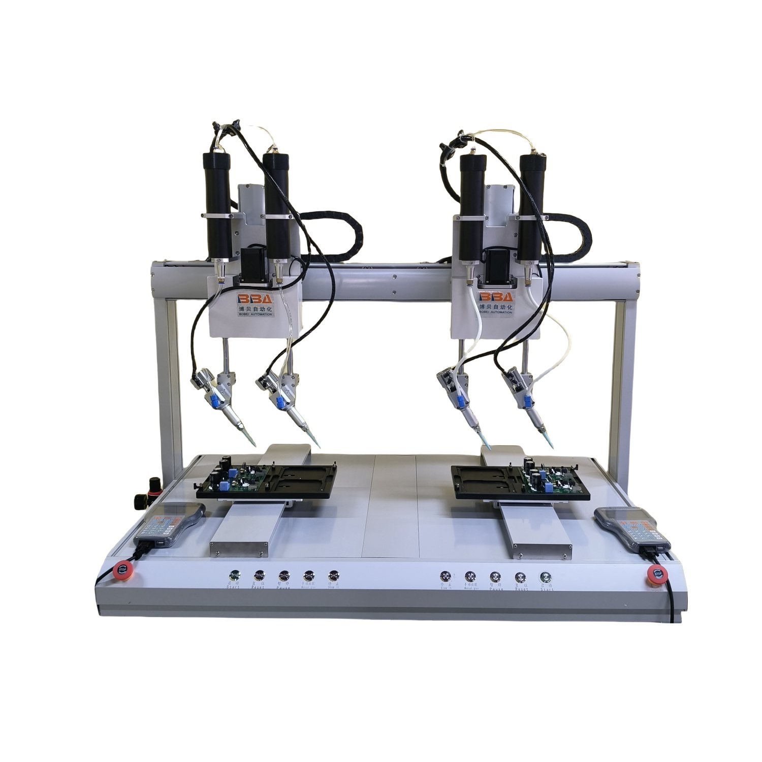 BBA Dual Head Peristaltic Glue Dispensing Robot для быстрого применения клей
